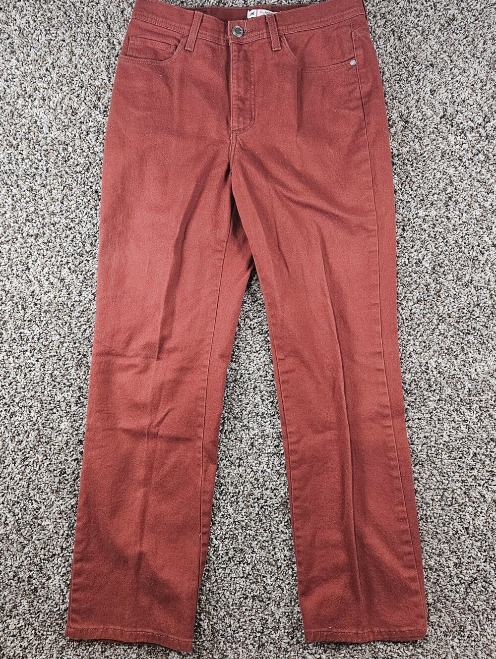 Lee Womens Sz 10 Classic Fit At The waist Jeans Dark Red